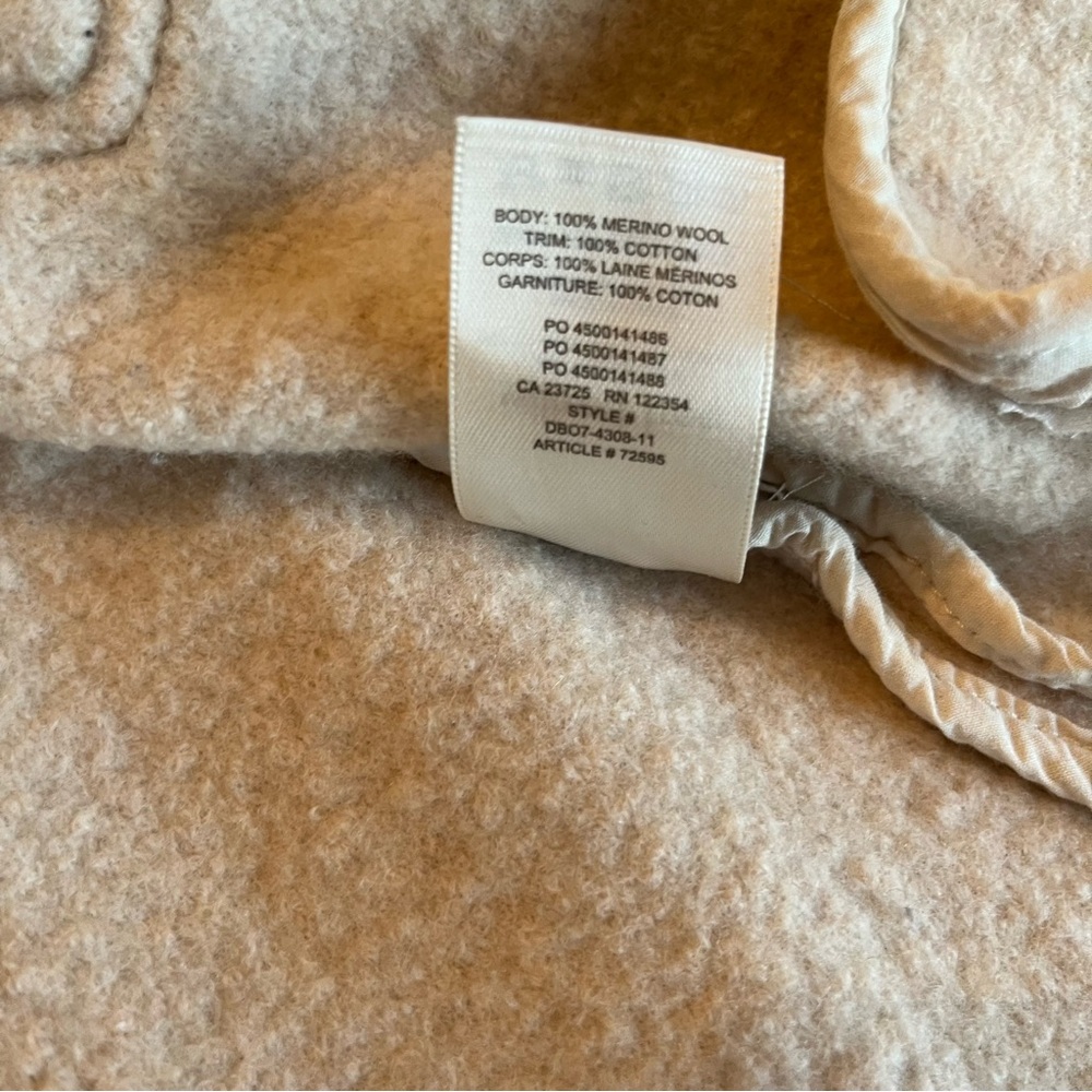 Aritzia Wilfred Free 100% Merino Wool The Ganna Shacket Shirt Jacket XS - Picture 6 of 10